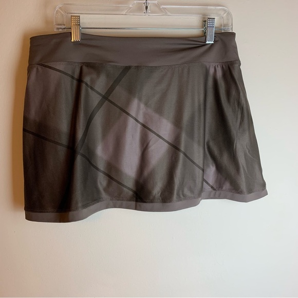 Nike Dri-Fit Brown Plaid Tennis/Golf Skort- NWT- L - Picture 2 of 16